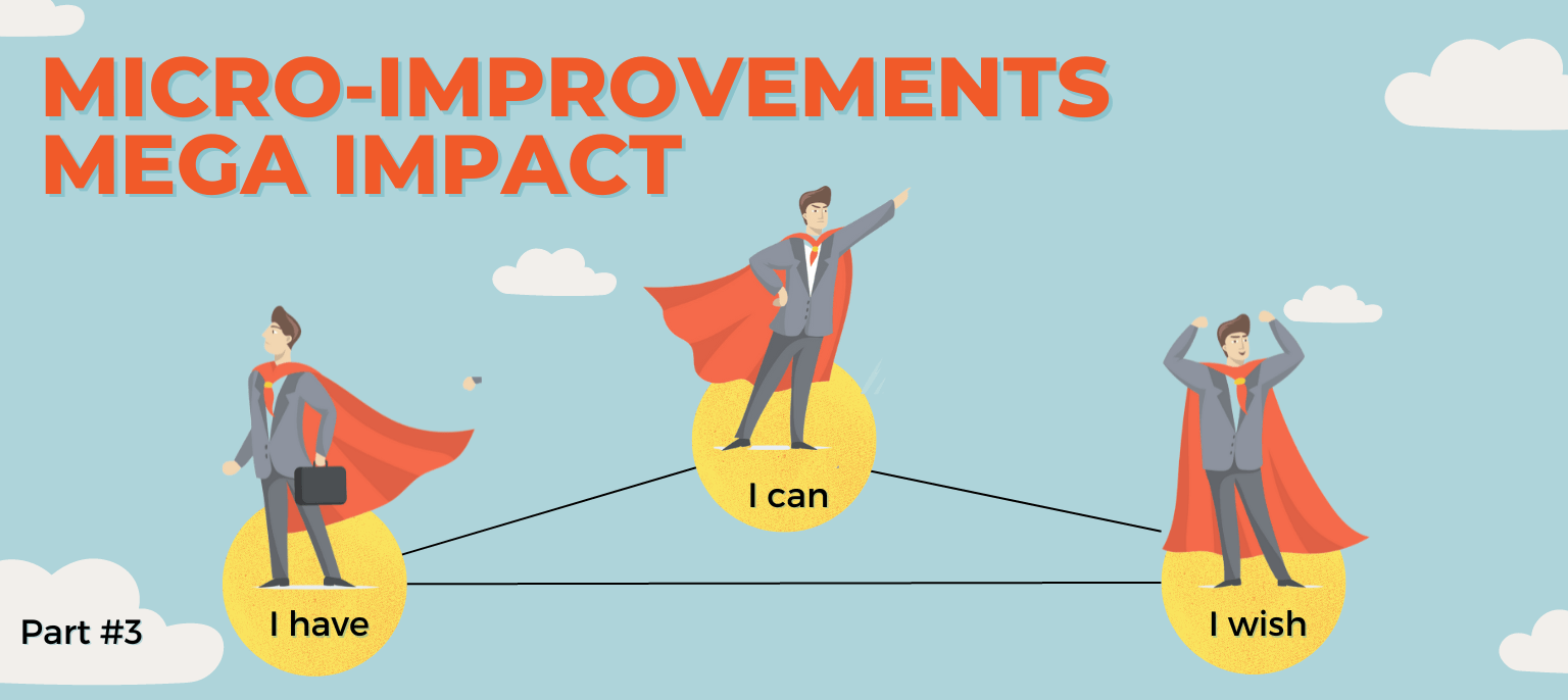 Micro Improvements, Mega Impact Part-3: Micro-Improvements approach restores agency